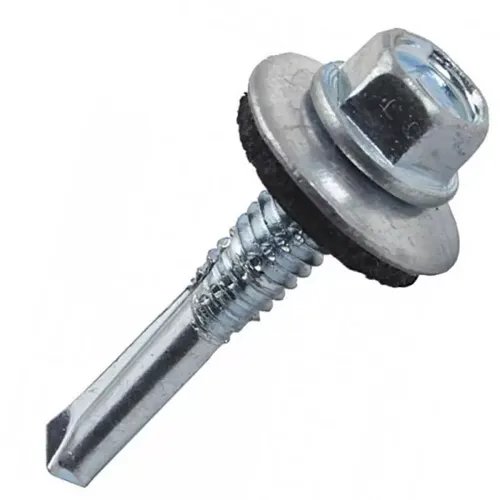 Саморез для кровли оцинкованный 5,5х38мм, увеличенное сверло