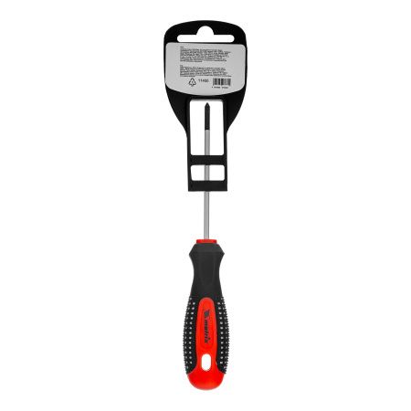 Отвертка Fusion, PZ0 x 75 мм, CrV, трехкомпонентная рукоятка "Anti slip" Matrix