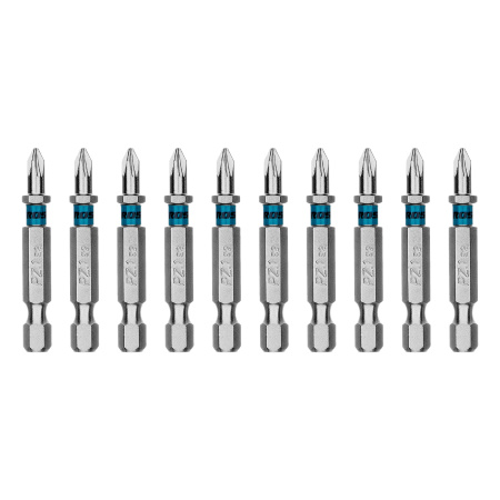 Бита PZ1х50мм, сталь S2, шестигр., 10 шт. Gross