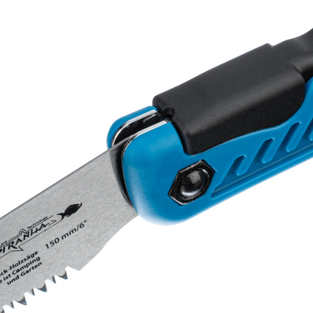 Пила по дереву Piranha, складная, для кемпинга и сада, 150 мм, 9-10 TPI, подкаленый зуб 3D, двухкомпонентная рукоятка Gross цена