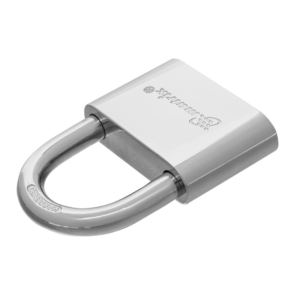 Замок навесной, хромированное покрытие 70 мм Matrix цена