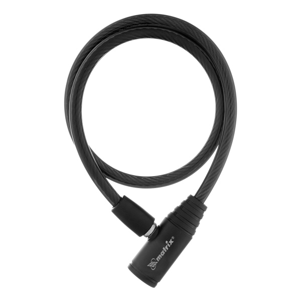 Замок тросовый универсальный, 8 х 650 мм Matrix цена