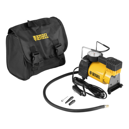 Компрессор автомобильный DС-20,12 В, 7 атм, 35 л/мин Denzel цена