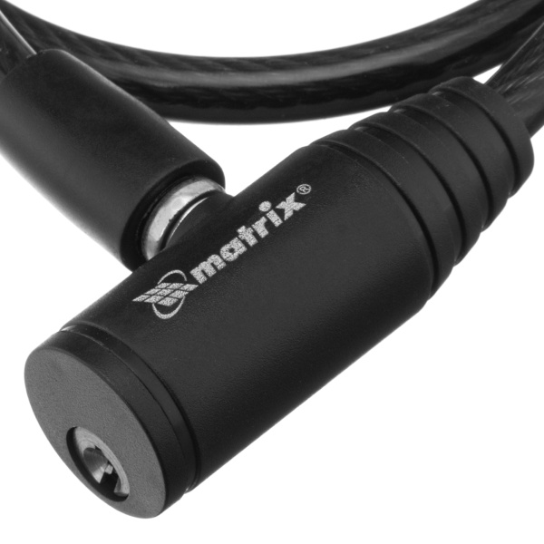 Замок тросовый универсальный, 8 х 650 мм Matrix цена