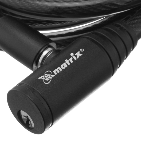 Замок тросовый универсальный, 10 х 1200 мм Matrix цена