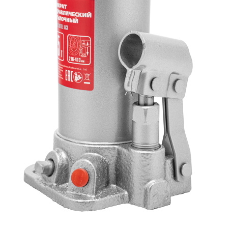 Домкрат гидравлический бутылочный, 5 т, высота подъема 216-413 мм, в пластиковый кейсе Matrix цена