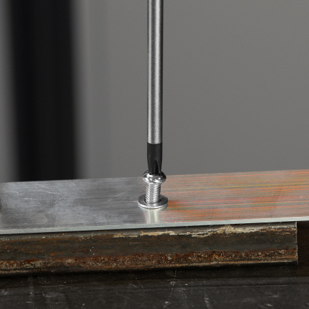 Отвертка, PH2х200 мм, S2, 3к рукоятка Denzel