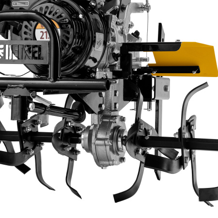 Мотоблок DPT-370X, 7 л.с, дисковое сцепление, ширина 90 см, глубина 35 см, фрез 3 х 4, ВОМ, передачи 3В/1Н Denzel