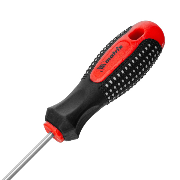 Отвертка Fusion, PZ0 x 75 мм, CrV, трехкомпонентная рукоятка "Anti slip" Matrix