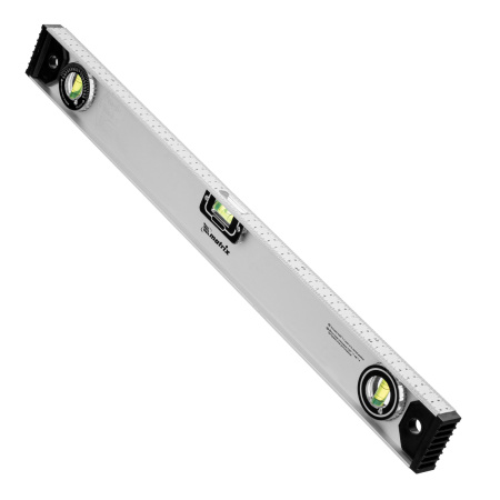 Уровень алюминиевый "Рельс", 600 мм, 3 глазка (1 поворотный) Matrix цена