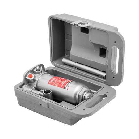 Домкрат гидравлический бутылочный, 5 т, высота подъема 216-413 мм, в пластиковый кейсе Matrix цена