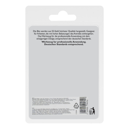 Бита PZ1х50мм, сталь S2, шестигр., 10 шт. Gross