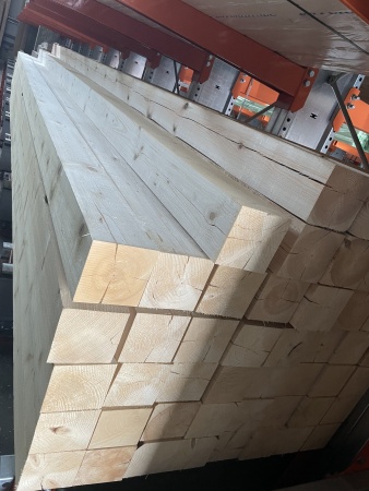 Брус сухой строганный 200х200х6000 мм (190х190х6000) Хвоя