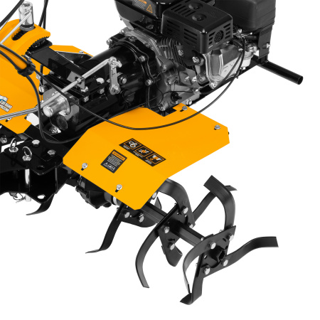 Мотоблок DPT-270X, 7 л.с, дисковое сцепление, ширина 90 см, глубина 35 см, фрез 3 х 4, ВОМ, передачи 2В/1Н Denzel