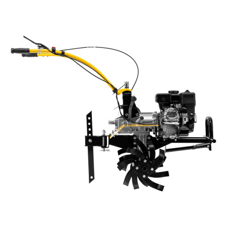 Мотоблок DPT-370X, 7 л.с, дисковое сцепление, ширина 90 см, глубина 35 см, фрез 3 х 4, ВОМ, передачи 3В/1Н Denzel