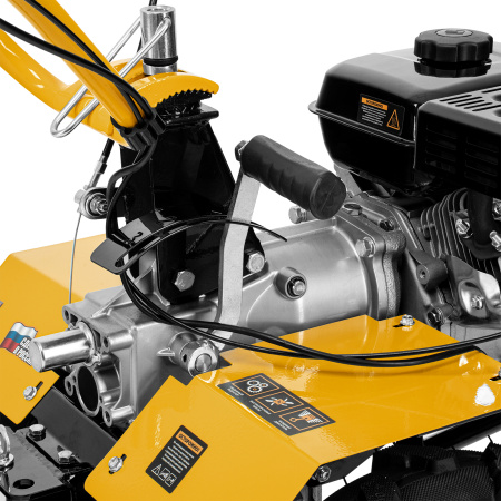 Мотоблок DPT-370X, 7 л.с, дисковое сцепление, ширина 90 см, глубина 35 см, фрез 3 х 4, ВОМ, передачи 3В/1Н Denzel