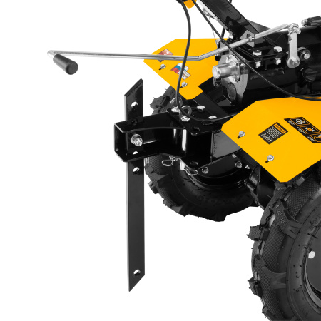 Мотоблок DPT-270X, 7 л.с, дисковое сцепление, ширина 90 см, глубина 35 см, фрез 3 х 4, ВОМ, передачи 2В/1Н Denzel