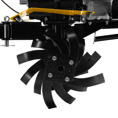 Мотоблок DPT-270X, 7 л.с, дисковое сцепление, ширина 90 см, глубина 35 см, фрез 3 х 4, ВОМ, передачи 2В/1Н Denzel