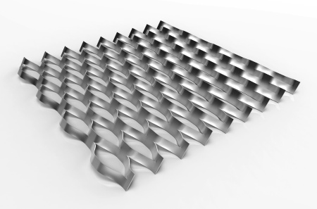 Лист стальной просечно-вытяжной 4 мм 1000х2100