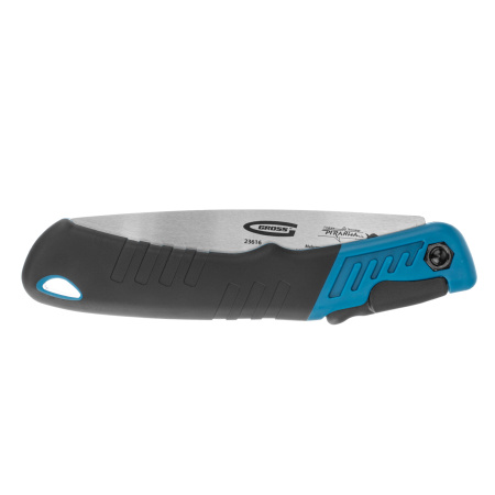 Пила по дереву Piranha, складная, для кемпинга и сада, 150 мм, 9-10 TPI, подкаленый зуб 3D, двухкомпонентная рукоятка Gross цена