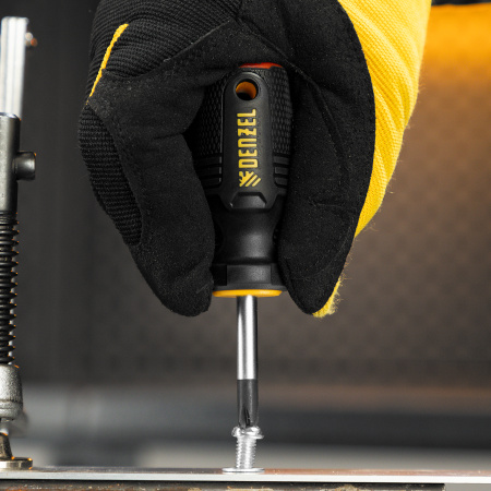 Отвертка, PH2х38 мм, S2, 3к рукоятка Denzel