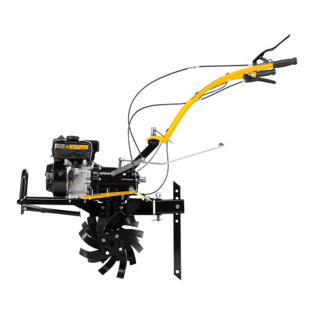 Мотоблок DPT-270X, 7 л.с, дисковое сцепление, ширина 90 см, глубина 35 см, фрез 3 х 4, ВОМ, передачи 2В/1Н Denzel