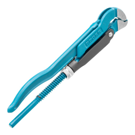 Ключ трубный рычажный, №0, 0.5, цельнокованый, CrV, тип "S" Gross