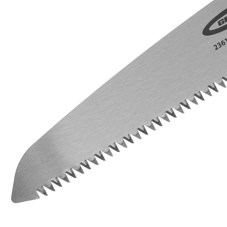 Пила по дереву Piranha, складная, для кемпинга и сада, 150 мм, 9-10 TPI, подкаленый зуб 3D, двухкомпонентная рукоятка Gross цена