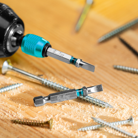 Бита SL5,0х50мм, сталь S2, шестигр., 10шт. Gross