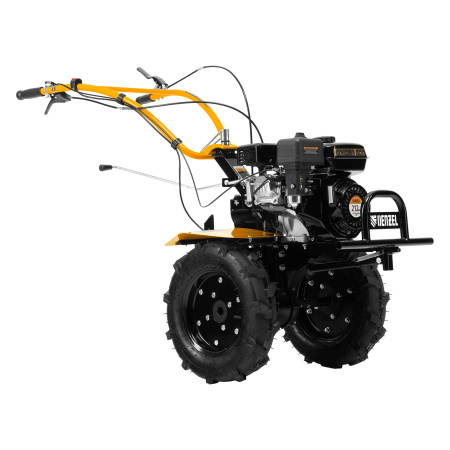 Мотоблок DPT-270X, 7 л.с, дисковое сцепление, ширина 90 см, глубина 35 см, фрез 3 х 4, ВОМ, передачи 2В/1Н Denzel