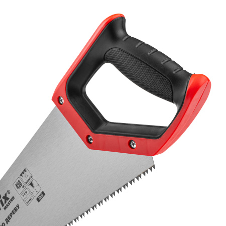 Ножовка по дереву, 450 мм, зуб 2D, каленый крупный зуб 5-6 TPI, двухкомпонентная рукоятка Matrix цена