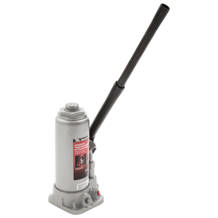 Домкрат гидравлический бутылочный, 5 т, высота подъема 216-413 мм Matrix цена