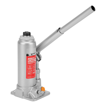 Домкрат гидравлический бутылочный, 2 т, h подъема 181-345 мм Matrix цена