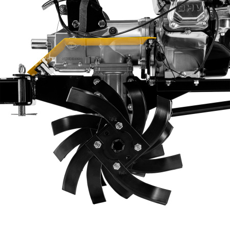 Мотоблок DPT-370X, 7 л.с, дисковое сцепление, ширина 90 см, глубина 35 см, фрез 3 х 4, ВОМ, передачи 3В/1Н Denzel