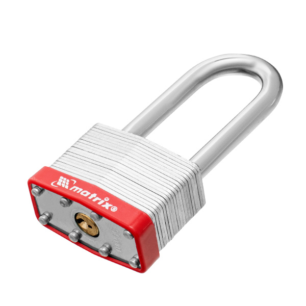 Замок навесной, 50 мм, удлиненная дужка Matrix цена