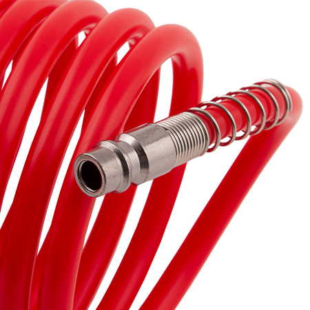 Шланг спиральный воздушный, 5 м, с быстросъемными соединениями Matrix цена