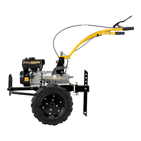 Мотоблок DPT-370X, 7 л.с, дисковое сцепление, ширина 90 см, глубина 35 см, фрез 3 х 4, ВОМ, передачи 3В/1Н Denzel