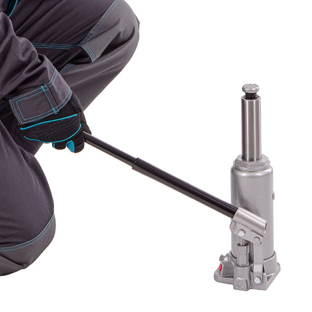 Домкрат гидравлический бутылочный, 5 т, высота подъема 216-413 мм Matrix цена