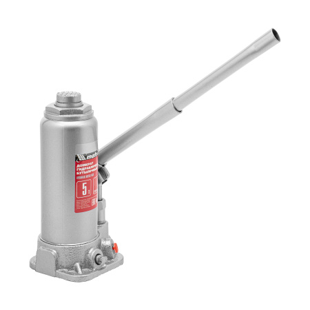 Домкрат гидравлический бутылочный, 5 т, высота подъема 216-413 мм, в пластиковый кейсе Matrix цена