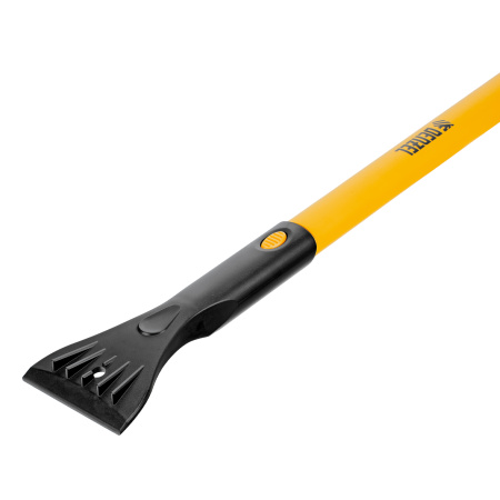 Щетка-сметка для снега со скребком, телескоп, поворотная голова, водосгон, 900-1200 мм Denzel цена