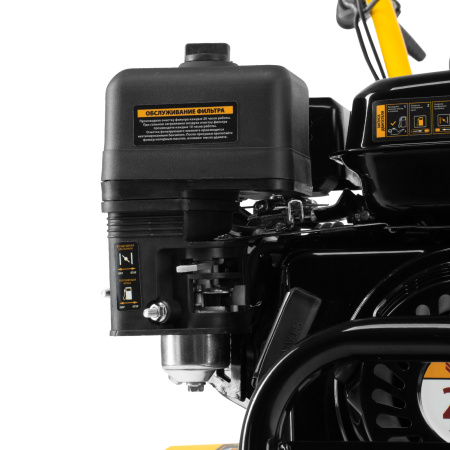 Мотоблок DPT-270X, 7 л.с, дисковое сцепление, ширина 90 см, глубина 35 см, фрез 3 х 4, ВОМ, передачи 2В/1Н Denzel