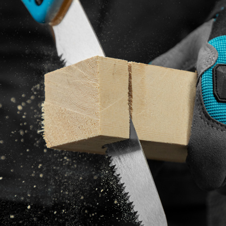 Пила по дереву Piranha, складная, для кемпинга и сада, 150 мм, 9-10 TPI, подкаленый зуб 3D, двухкомпонентная рукоятка Gross цена