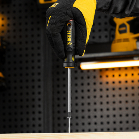 Отвертка, PH1х100 мм, S2, 3к рукоятка Denzel