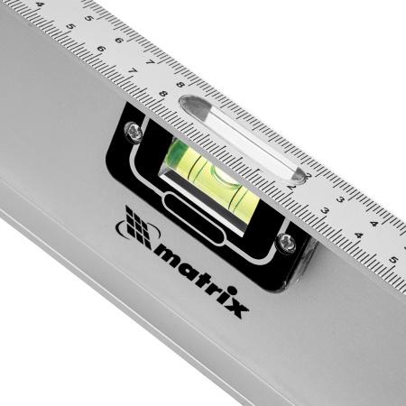 Уровень алюминиевый "Рельс", 600 мм, 3 глазка (1 поворотный) Matrix цена