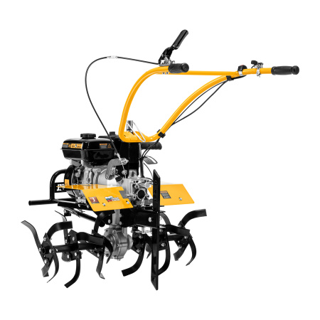 Мотоблок DPT-370X, 7 л.с, дисковое сцепление, ширина 90 см, глубина 35 см, фрез 3 х 4, ВОМ, передачи 3В/1Н Denzel