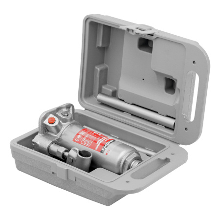 Домкрат гидравлический бутылочный, 3 т, высота подъема 194-372 мм, в пластиковый кейсе Matrix цена