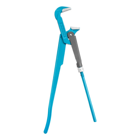 Ключ трубный рычажный 2, №3, цельнокованый, CrV, тип "L" Gross