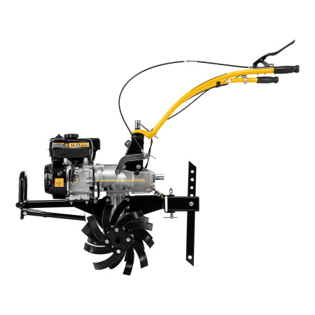 Мотоблок DPT-370X, 7 л.с, дисковое сцепление, ширина 90 см, глубина 35 см, фрез 3 х 4, ВОМ, передачи 3В/1Н Denzel