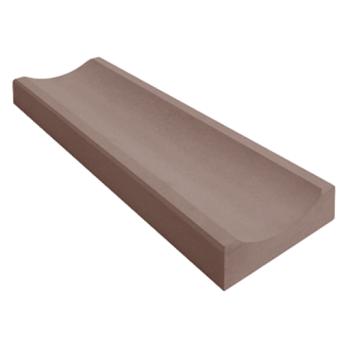 Водосток бетонный тротуарный 500х160х50 коричневый