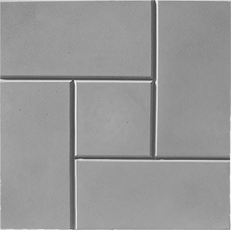 Тротуарная плитка Калифорния 300х300х30 серая